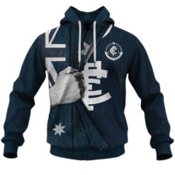 Personalized Carlton Football Club Australia Flag Guernsey AFL 2020 Hoodies Shirts For Men Women
