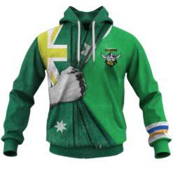 Personalized Canberra Raiders Australia Flag Hot Trend 2020 NRL Jersey Hoodies Shirt For Men Women