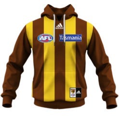 Personalized Hawthorn Football Club The Hawks AFL 2020 Home Guernseys Hoodies Shirts For Men Women