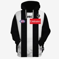 Personalized Collingwood Magpies Football Club AFL 2020 Home Guernseys Hoodies Shirts For Men Women