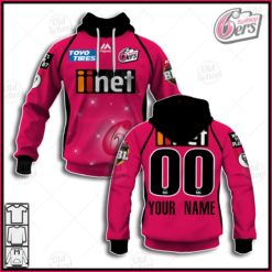 Personalized Sydney Sixers BBL 2018-2019 Jerseys Hoodies Shirts For Men & Women
