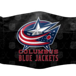 Columbus Blue Jackets NHL 3D Face Mask Logo Center