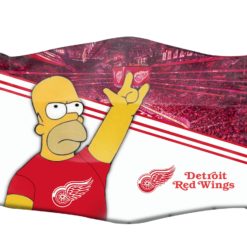Detroit Red Wings NHL Simpson 3D Face Mask