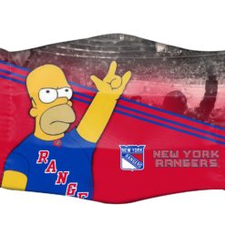 New York Rangers NHL Simpson 3D Face Mask