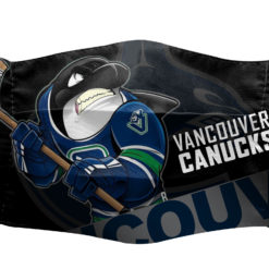Vancouver Canucks NHL Cartoon Wordmark 3D Face Mask