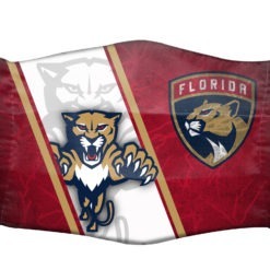 Florida Panthers NHL Cartoon Wordmark 3D Face Mask