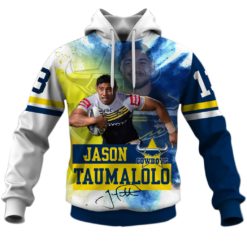 Jason Taumalolo North Queensland Cowboys NRL Hoodie T shirt Sleeve T52