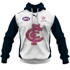Personalize AFL Carlton Football Club The Simpsons Guernsey Jumper Hoodie