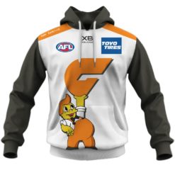Personalize AFL GWS Giants The Simpsons Guernsey Jumper Hoodie