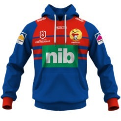 Personalize Newcastle Knights NRL 2020 Home Jersey Care Emoji