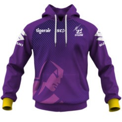 Personalize Melbourne Storm NRL 2020 Official Purple Training Jersey