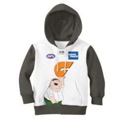 Personalised GWS Giants AFL x Family Guy Kid Guernsey