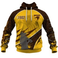 Personalised Hawthorn Hawks AFL Fishing Shirts T59