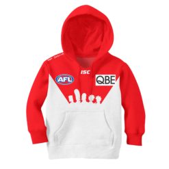 Personalize AFL Sydney Swans The Simpsons Guernsey For Kid