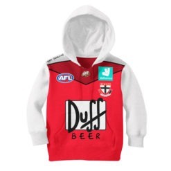 Personalize AFL St Kilda The Simpsons Guernsey For Kid