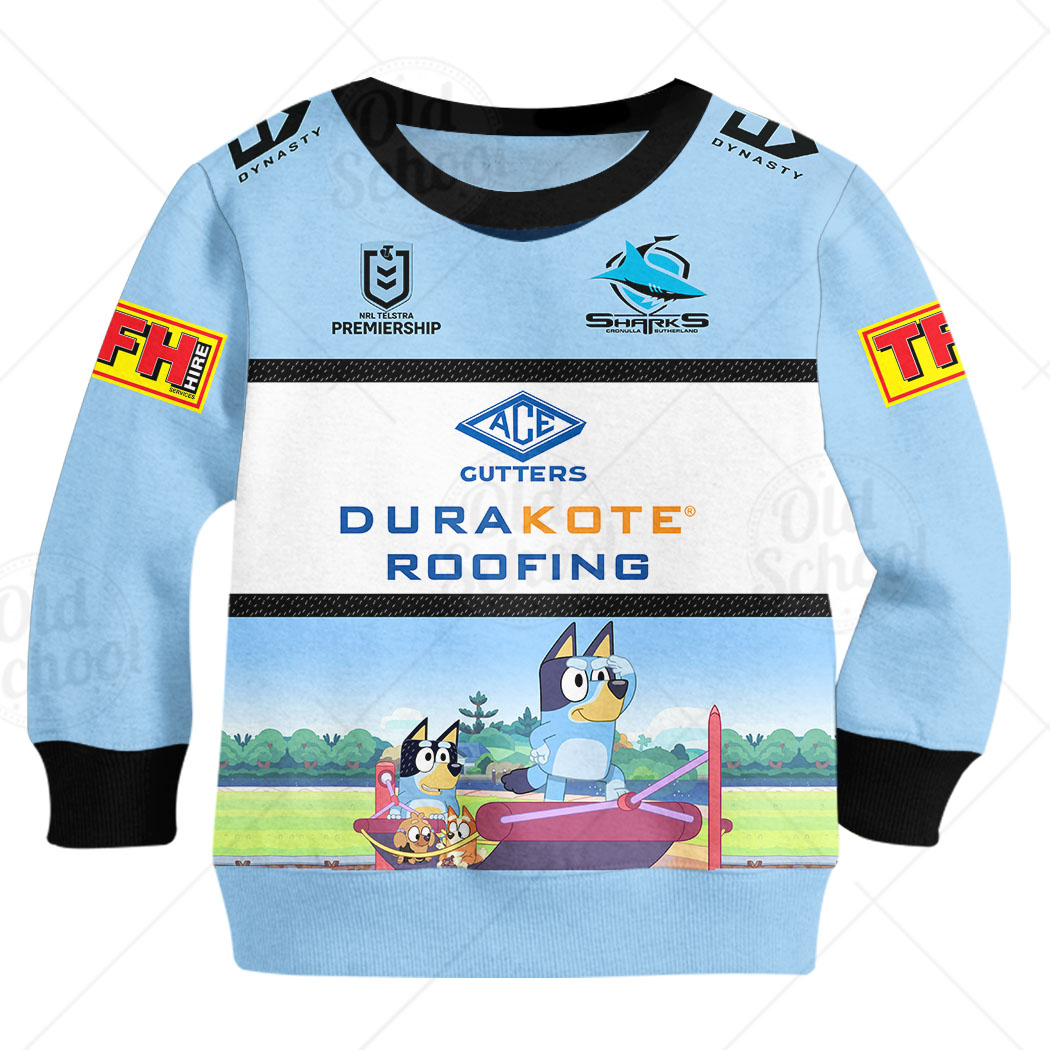 Custom Name And Number Cronulla Sutherland Sharks NRL 2023 Mix Jerseys  Hoodie 3D - Torunstyle