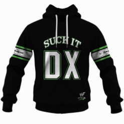 Personalized WWE DX D-Generation X Suck IT 69 Adult Black Costume Jersey