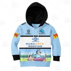 NRL Cronulla-Sutherland Sharks x Bluey  Jersey 2020 Official for Kid