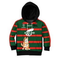 NRL South Sydney Rabbitohs x Bluey Jersey 2020 Official for Kid