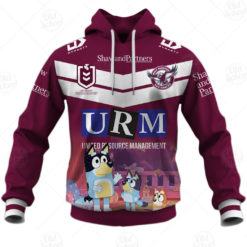 Personalise NRL Manly Warringah Sea Eagles x Bluey Jersey 2020
