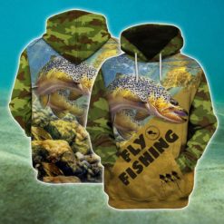 OSC-TROUT006 Limited Edition 3D All Over Printed Shirts For Men & Women