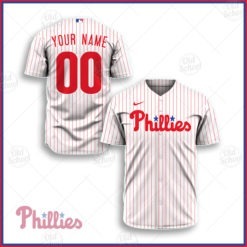 Personalize MLB Philadelphia Phillies 2020 Home Jersey - White