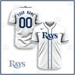 Personalize MLB Tampa Bay Rays 2020 Home Jersey - White
