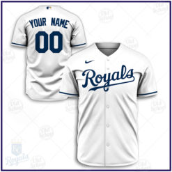 Personalize MLB Kansas City Royals 2020 Home Jersey - White