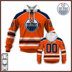 Personalize Edmonton Oilers NHL 2020 Home Jersey