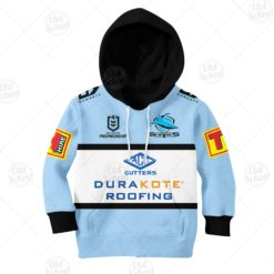 Personalize Cronulla Sutherland Sharks NRL 2020 Home Jersey for Kids