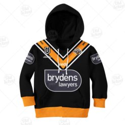 Personalize Wests Tigers NRL 2020 Home Jersey for Kids