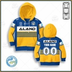 Personalize Parramatta Eels NRL 2020 Home Jersey for Kids