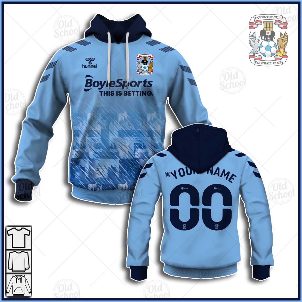 Personalise EFL Championship Coventry City F.C. 2020/21 Home Jersey