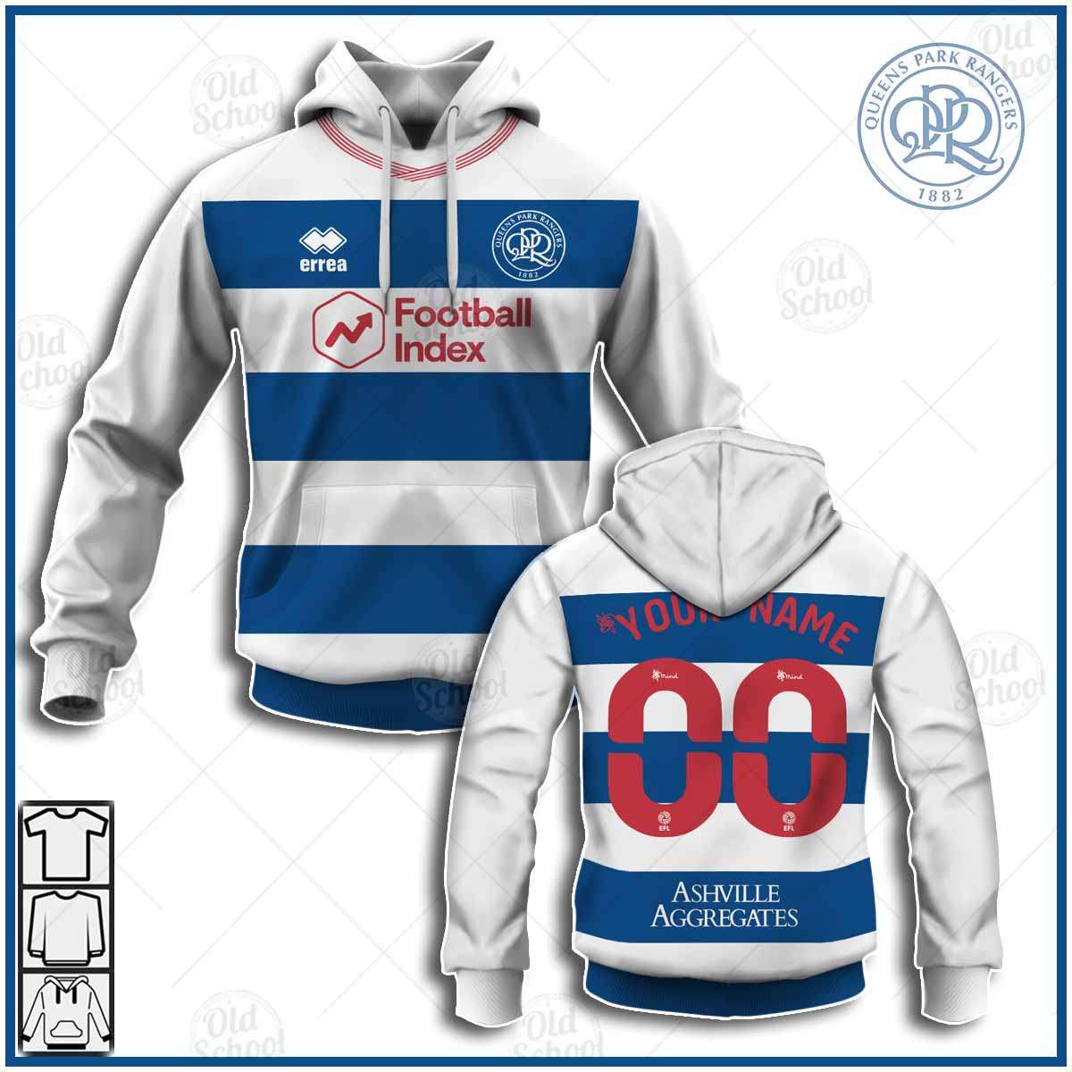 Personalise EFL Championship Queens Park Rangers 2020/21 Home Jersey