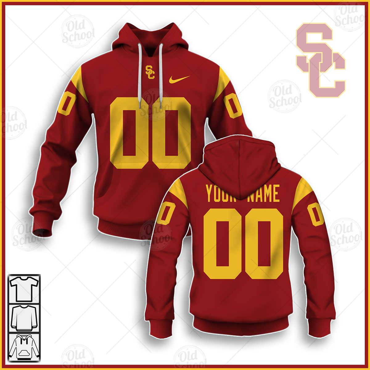 Personalized USC Trojans NCAA Football FBS Jersey - Cardinal