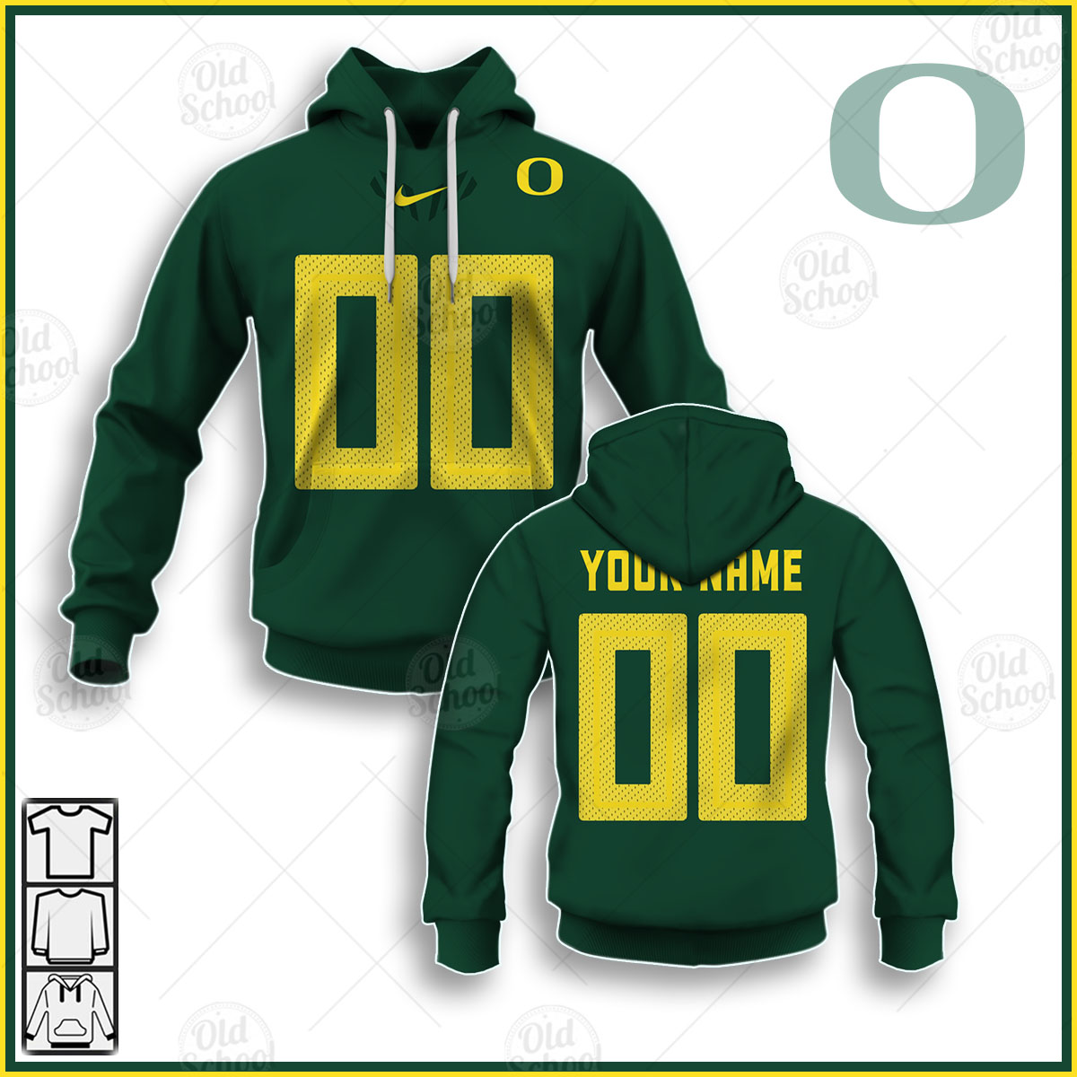 Personalized Oregon Ducks NCAA Football FBS Jersey - Green