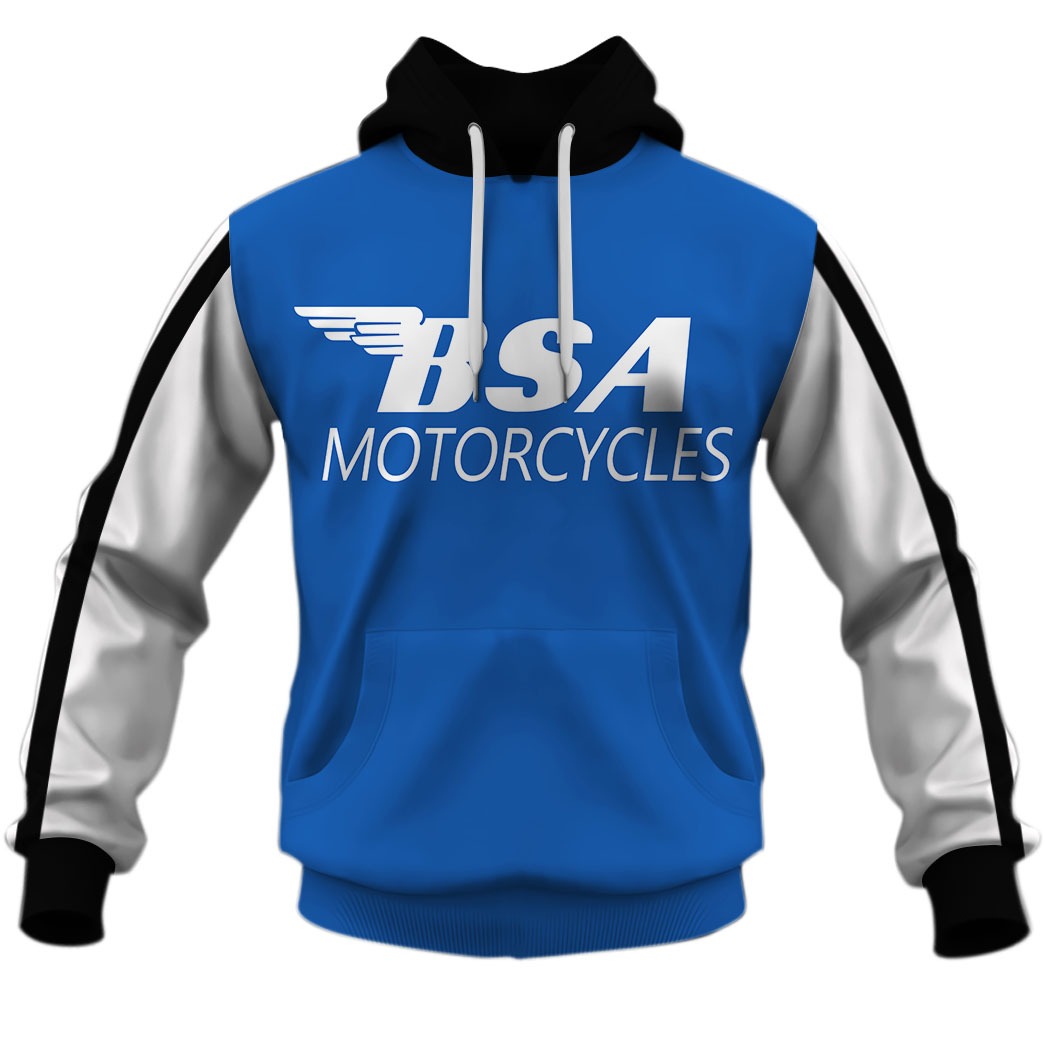 Vintage Style BSA Motocross Jersey MX Enduro AHRMA motorcycle dirt bike flat track Triumph