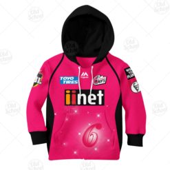 Personalised SYDNEY SIXERS 2020/21 KID'S BBL REPLICA JERSEY