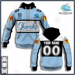 Personalise NRL Cronulla-Sutherland Sharks 2021 Home Jersey