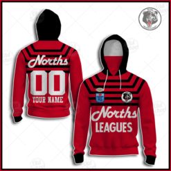 Personalised North Sydney Bears 1991 ARL/NRL Vintage Retro Jersey Hoodie