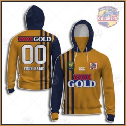 Personalised South Queensland Crushers 1995 RETRO RUGBY LEAGUE JERSEY Hoodie
