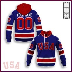 Personalize Vintage USA 1980 "Miracle on Ice" hockey Vintage jersey