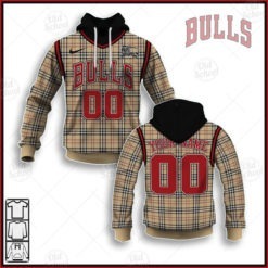Personalize NBA Chicago Bulls x Burberry Jersey 2020