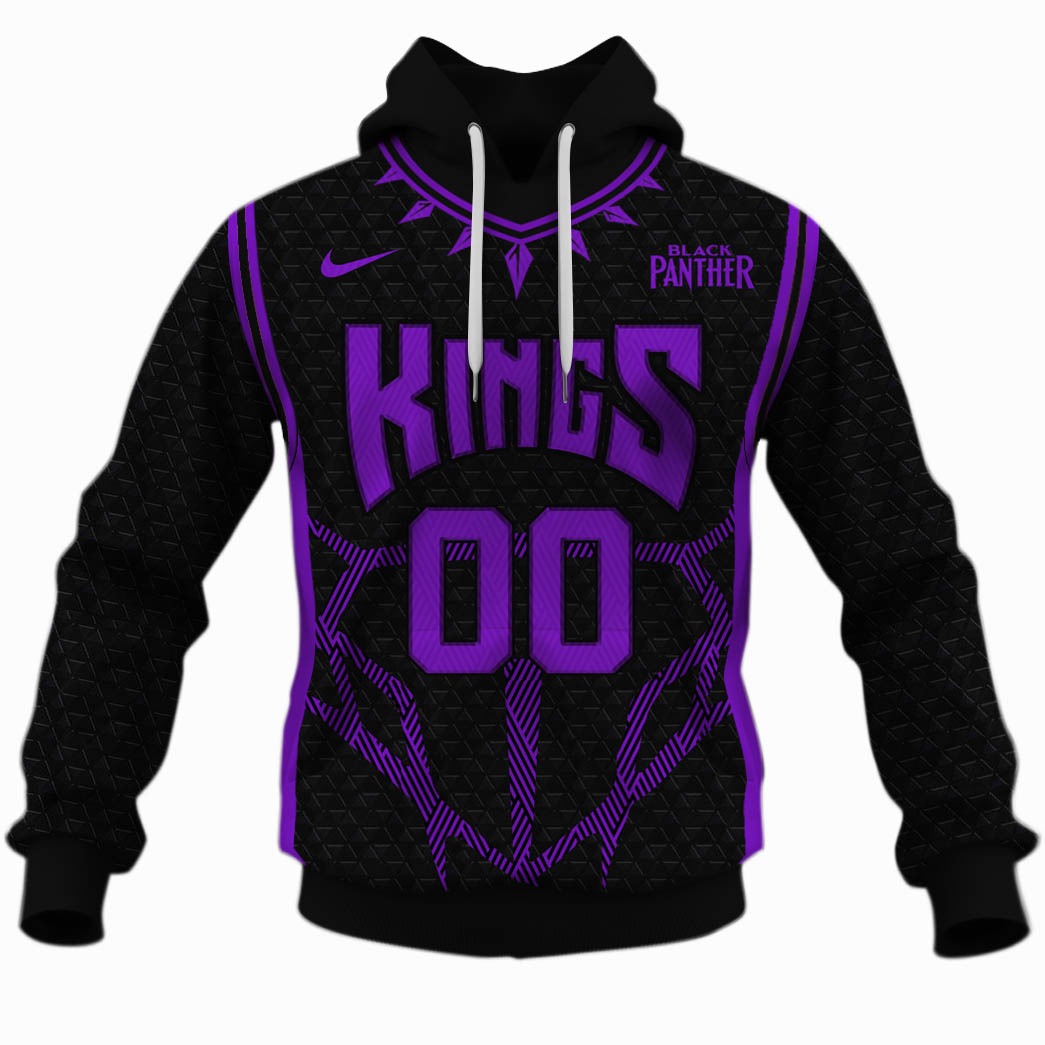 Sacramento Kings x Black Panther jersey concept designed by