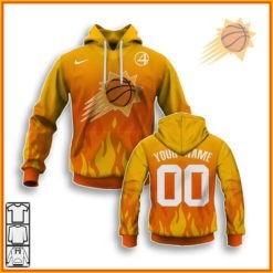 Personalize NBA Phoenix Suns x HUman Torch Marvel Jersey 2020