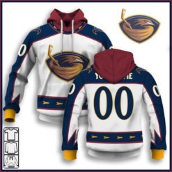 Personalized Atlanta Thrashers/ Winnipeg Jets 1999 Vintage Home Jersey