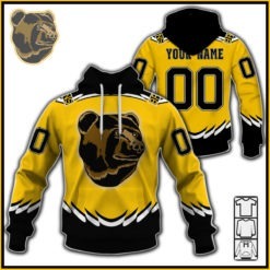 Personalized Boston Bruins 1995- 1996 / 2005- 2006 Vintage Alt. Jersey
