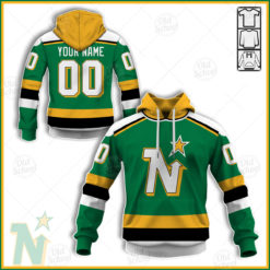 Personalized Minnesota North Stars / Dallas Stars 80s Vintage NHL Jersey