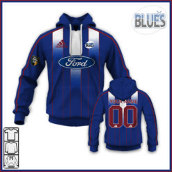 Personalize Throwback Super Rugby Auckland Blues Vintage Jersey 2000