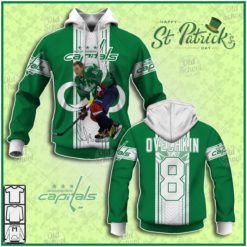 NHL Alexander Ovechkin Washington Capitals Player St. Patrick's Day Shirt